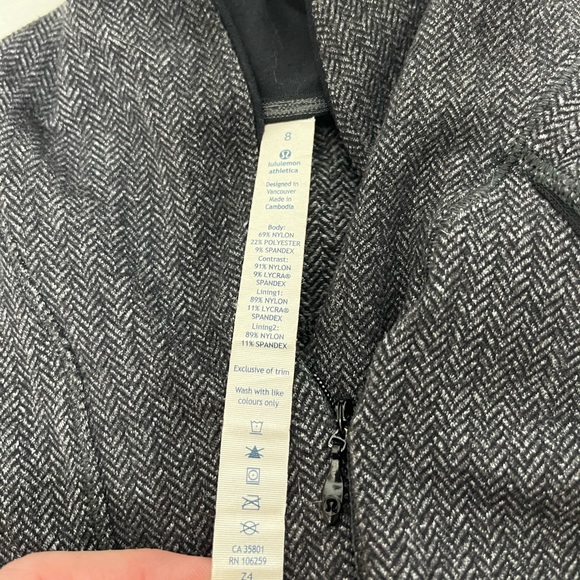 lululemon Think Fast Pullover Sz 8 - Picture 6 of 10